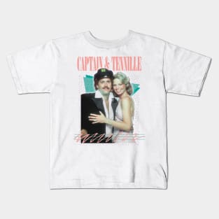 Captain & Tennille /// Retro Fan Art Design Kids T-Shirt